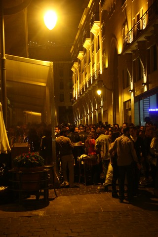 Uruguay Street on Friday Night 